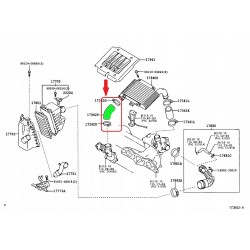 RURA WĄŻ TURBO TOYOTA YARIS VERSO 1.4 D 1734233010