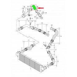 copy of WĄŻ RURA INTERCOOLERA W203 2.2 CDI 2035281782