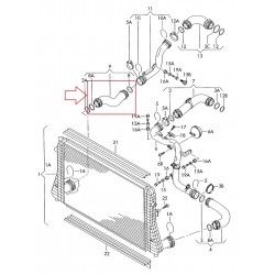 PRZEWÓD TURBO INTERCOOLER SKODA AUDI VW 3C0145834M