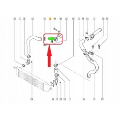 RURA INTERCOLERA RENAULT NISSAN 2.0 DCI 14460JG70A