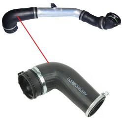 RURA WĄŻ TURBO INTERCOOLERA BMW 5 E60 11617796294