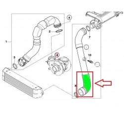 RURA INTERCOOLERA BMW X5 E53 3.0 D 11617790094