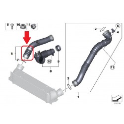 PRZEWÓD TURBO INTERCOOLERA BMW Z4 E89 13717588283