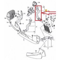 PRZEWÓD TURBO INTERCOOLER AUDI A4 b7 8E0145737F