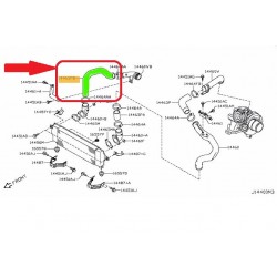 RURA INTERCOOLERA NISSAN QASHQAI 2.0DCI 14463JD72A