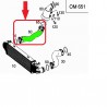 RURA INTERCOOLERA MERCEDES W204 W212 A2125280682