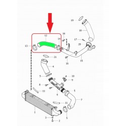 RURA TURBO VOLVO S60 S80 XC60 XC70 2.0 31338560