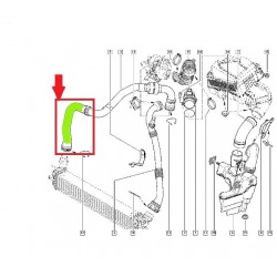 RURA INTERCOOLERA RENAULT LAGUNA III 8201032788