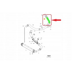 RURA WĄŻ TURBO VOLVO V40 S60 S90 V90 V70 31657732 31367467