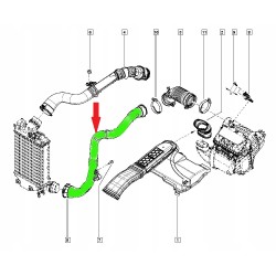 WĄŻ TURBO RENAULT KADJAR MEGANE 1.5 dCi 144602443R