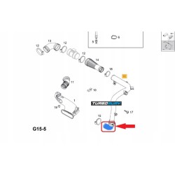 RURA INTERCOOLERA OPEL ASTRA H 1.3 CDTI 13251949