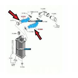 PRZEWÓD RURA TURBO MAZDA 3 MK2 1.6 D AD616C646AC