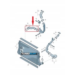 PRZEWÓD INTERCOOLERA VW TIGUAN 2.0 TDI 5N0145834D