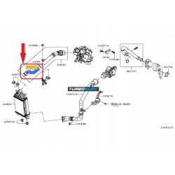 PRZEWÓD TURBO NISSAN NV200 1.5 dCi 14463HY10A