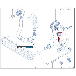 USZCZELKA WĄŻ NISSAN NV200 JUKE 1.5 dCi 144601FE0C