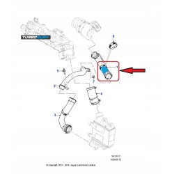 RURA WĄŻ TURBO LAND ROVER DISCOVERY SPORT L550 EVOQUE L538 2.0 D LR072134 GJ326C780