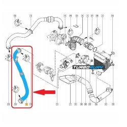 PRZEWÓD RURA TURBO INTERCOOLERA RENAULT MEGANE SCENIC II 1.5 dCi 8200590198