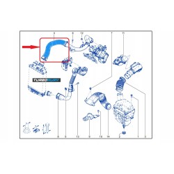 RURA WĄŻ TURBO DACIA SANDERO III 1.0 TCe 144600444R, 144601591R, 144601956R