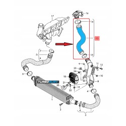 RURA WĄŻ TURBO PRZEWÓD INTERCOOLERA AUDI A6 C7 2.0 TDI 4G0145737Q 4G0 145 737 Q