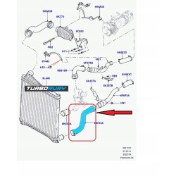 PRZEWÓD RURA TURBO LAND ROVER RANGE ROVER SPORT L320 3.0 D AH229F072AD AH22-9F072-AD LR020026