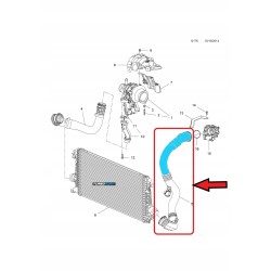 ZESTAW NAPRAWCZY DO RURA WĄŻ PRZEWÓD TURBO OPEL ZAFIRA C 2.0 CDTI 13402258 315616912