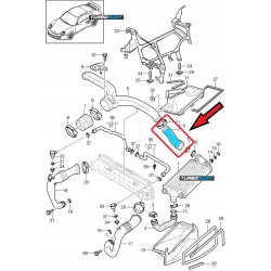 PRZEWÓD RURA TURBO INTERCOOLERA PORSCHE 911 (997) 3.8L Turbo S 99711064570