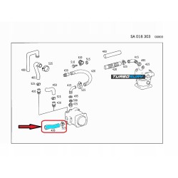 RURKA WĄŻ PRZEWÓD POMPY WSPOGANIA MAN MERCEDES 4031340482 4031340182