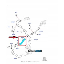 PRZEWÓD TURBO LAND ROVER DISCOVERY V L462 RANGE ROVER IV L405 3.0 LR067016 FPLA9G738CD