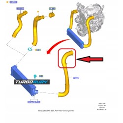 RURA TURBO PRZEWÓD INTERCOOLERA FORD TRANSIT V363 2.0 EcoBlue KK316F073CB