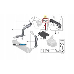 RURA WĄŻ ODMY BMW 1 F40 2 F45 F46 X1 F48 X2 F39 MINI F54 F55 13718513942