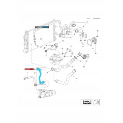 RURA WĄŻ PRZEWÓD CHŁODNICY OLEJU OPEL INSIGNIA A ZAFIRA C 2.0 CDTi 55488381