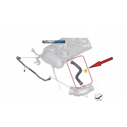 RURA WĄŻ ODMA PRZEWÓD ODPOWIETRZAJĄCY BMW 1 F20 F21 3 F30 F31 11157608144 7608144