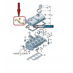 RURA WĄŻ ODMY AUDI A3 A6 SEAT LEON TOLEDO CORDOBA 1.9 2.0 TDI 038103493AC