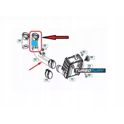 PRZEWÓD RURA WĄŻ TURBO MERCEDES C W205 E W213 200 CDI 220 CDI A6510905337