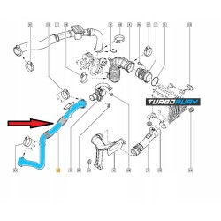 PRZEWÓD TURBO INTERCOOLERA RENAULT KANGOO GRAND KANGOO 1.5 dCi 8200875380