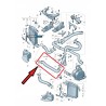PRZEWÓD RURA WĄŻ TURBO INTERCOOLERA VW PHAETON 3.0 V6 TDI 3D0145834R