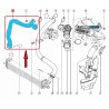 PRZEWÓD RURA WĄŻ TURBO INTERCOOLERA RENAULT LAGUNA III 2.0 dCi 8200551942