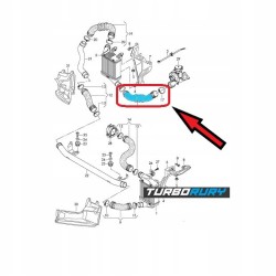 PRZEWÓD RURA WĄŻ TURBO INTERCOOLERA AUDI A6 C6 (4F2) 2.0 TDI 4F0145738AE