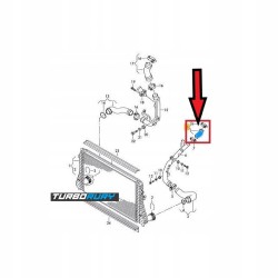 PRZEWÓD TURBO INTERCOOLER AUDI A3 TT VW GOLF VI JETTA 2.0 TDI 1K0145828S 1K0 145 828S 5N0145828D