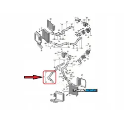 PRZEWÓD RURA WĄŻ TURBO INTERCOOLERA AUDI Q7 4.2 TDI 7L8145967A