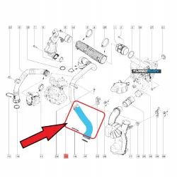 PRZEWÓD RURA WĄŻ TURBO RENAULT GRAND SCENIC III MEGANE 2.0 dCi 8200961423 144606106R