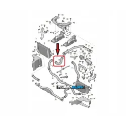 PRZEWÓD RURA WĄŻ TURBO INTERCOOLERA AUDI A8 4E2 4E8 3.0 TDI 4E0145738D 4E0 145 738 D