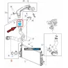 PRZEWÓD RURA WĄŻ TURBO INTERCOOLERA OPEL INSIGNIA A 2.8 TURBO 13242139 23163580