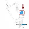 PRZEWÓD RURA WĄŻ TURBO INTERCOOLERA SUZUKI WAGON R+ MM 1.3 DDIS 1366184E50
