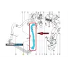 PRZEWÓD RURA WĄŻ TURBO INTERCOOLERA RENAULT LAGUNA III 1.5 dCi 8200766662 8200852008