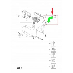 RURA TURBO OPEL ASTRA H ZAFIRA B 1.6T 13231620