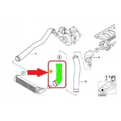 PRZEWÓD TURBO INTERCOOLERA BMW E46 320d 11617799394