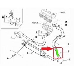 PRZEWÓD TURBO INTERCOOLERA FIAT LINEA 51800396