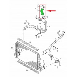 RURA INTERCOOLERA AUDI VW 2.0 TDI 1K0145838AA