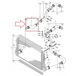 RURA WĄŻ INTERCOOLERA A3 VW GOLF V LEON 1K0145832E